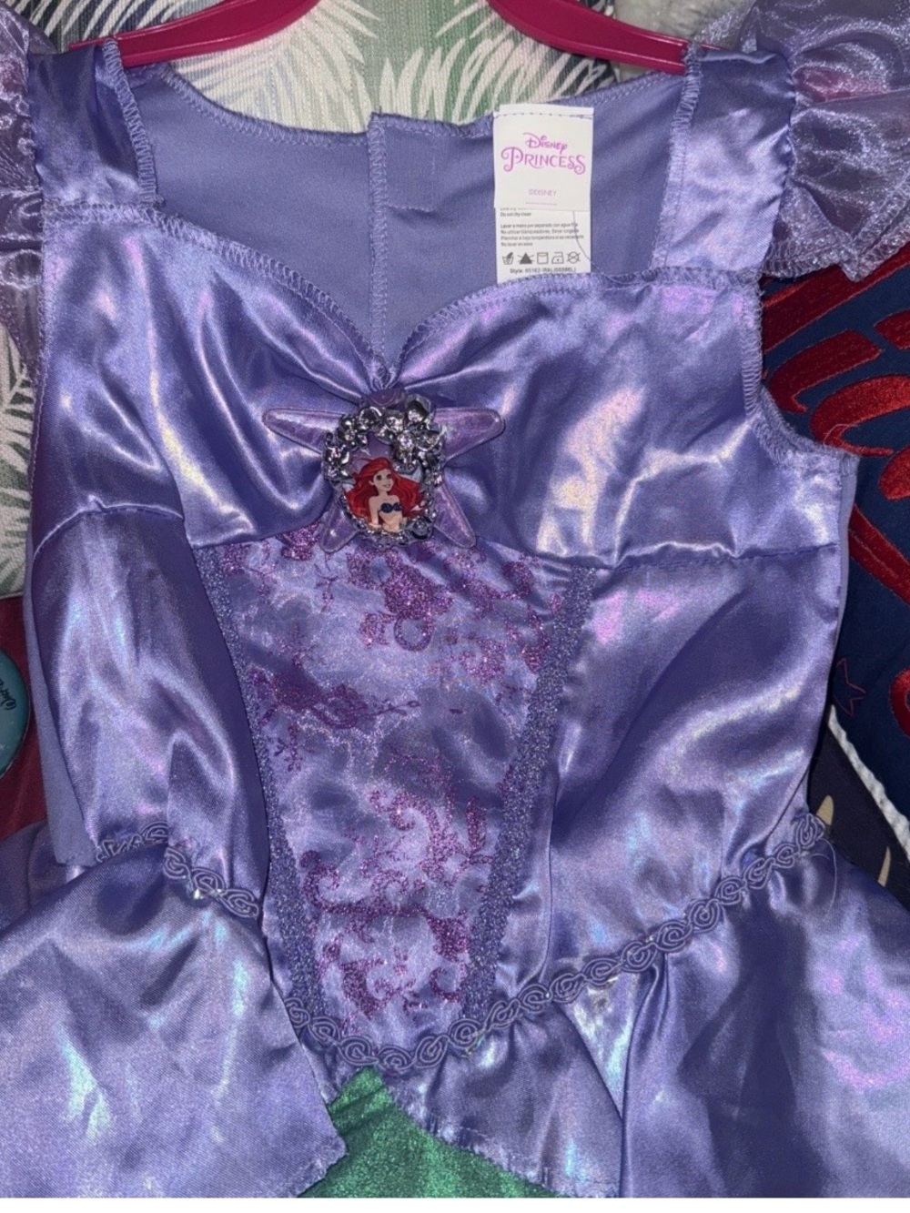 Disney Princess Ariel Costume Dress Girls The Little Mermaid S (4-6) New
